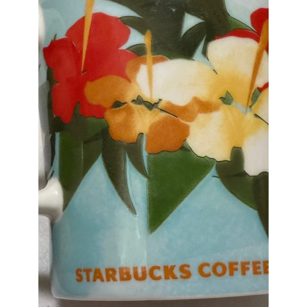 STARBUCKS COFFEE 2010 Hawaii State Travel Bone China Collectible Mug Cup - Picture 9 of 10